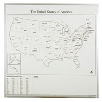 US Map Board