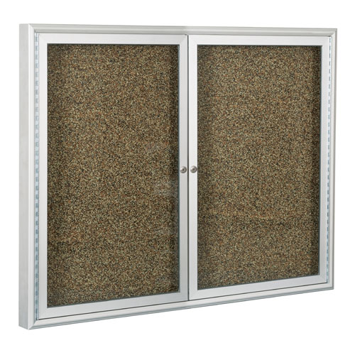 Economy Rubber-Tak Enclosed Bulletin Boards