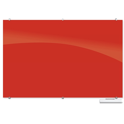 Visionary® Colors Magnetic Glass Dry Erase Whiteboard
