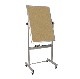 30"W Cork Board, Aluminum Frame