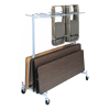 Hanging Folded Chair and Table Storage Truck