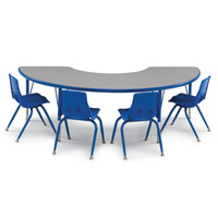 01154 - Half Moon Activity Table
