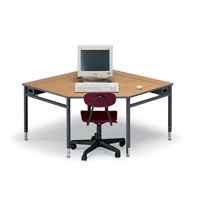 11167 - 5-Sided Corner Computer Access Station