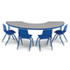 01154 - Half Moon Activity Table