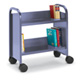 21110 - One-Sided Booktruck with 2 Sloping Shelves   

