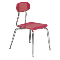 180 Series 5/8" Solid-Plastic Stacking Chair