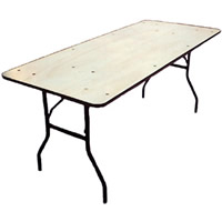 8100 Series Plywood Folding Tables