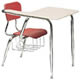 830 Series Arm Rest Combination Study Units with Bookbasket