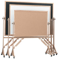 Wood Trim Classic Freestanding Reversible Board