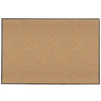 Stylish Powdercoat Framed Natural Cork Bulletin Boards
