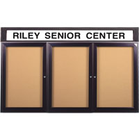 Illuminated Indoor Headliner Bulletin Boards