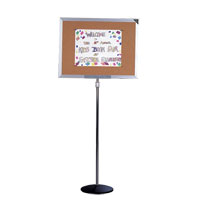 Quick Ship Pedestal Bulletin Boards