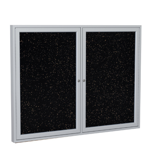 Traditional Indoor Enclosed Recycled Rubber Bulletin Board