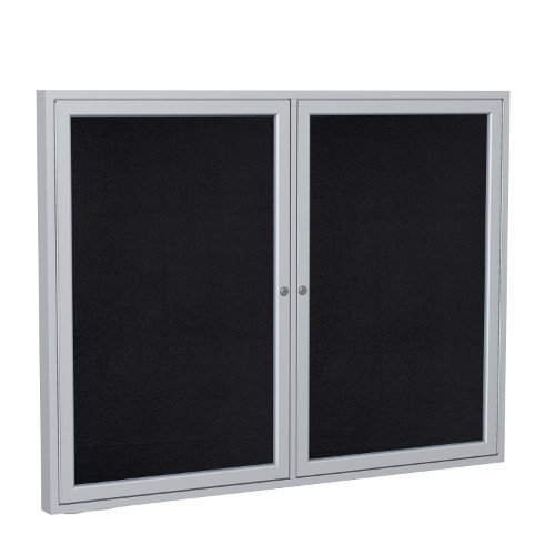Traditional Indoor Enclosed Recycled Rubber Bulletin Board