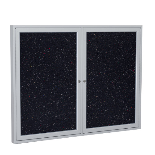 Traditional Indoor Enclosed Recycled Rubber Bulletin Board