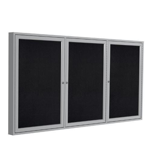 Traditional Indoor Enclosed Recycled Rubber Bulletin Board