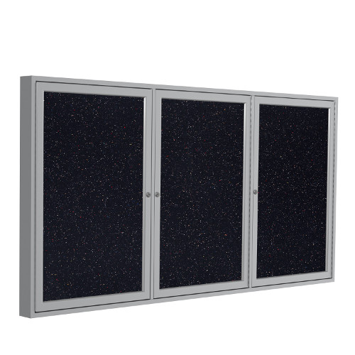 Traditional Indoor Enclosed Recycled Rubber Bulletin Board