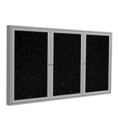 Traditional Indoor Enclosed Recycled Rubber Bulletin Board