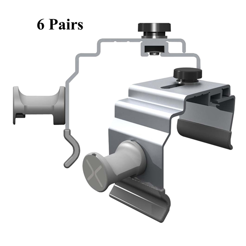 X-Hanger Cubicle Wall Mounting Hardware for Nexus
