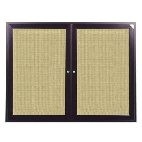 Enclosed Fabric Bulletin Boards with Aluminum Frame