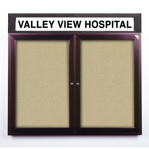 Enclosed Indoor/Outdoor Bulletin Boards