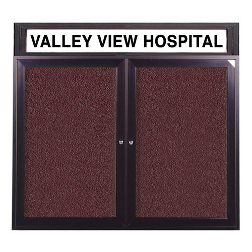 Enclosed Indoor/Outdoor Bulletin Boards