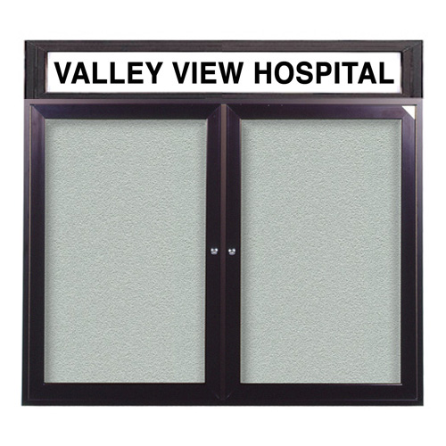 Enclosed Indoor/Outdoor Bulletin Boards