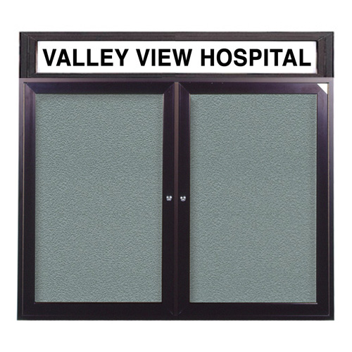 Enclosed Indoor/Outdoor Bulletin Boards