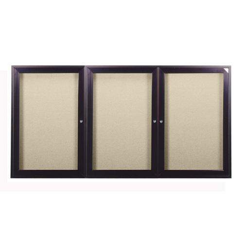 Enclosed Fabric Bulletin Boards with Aluminum Frame
