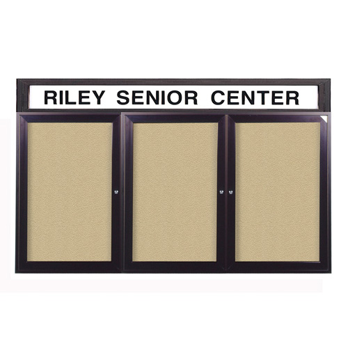 Enclosed Indoor/Outdoor Bulletin Boards