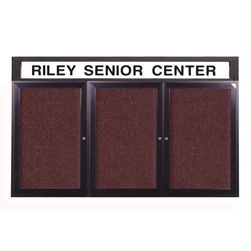 Enclosed Indoor/Outdoor Bulletin Boards