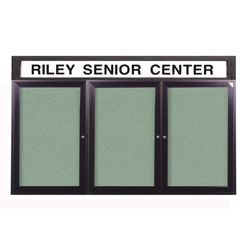 Enclosed Indoor/Outdoor Bulletin Boards