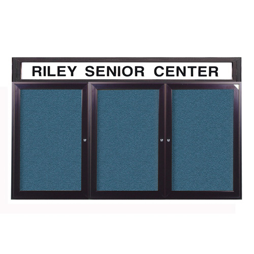 Enclosed Indoor/Outdoor Bulletin Boards