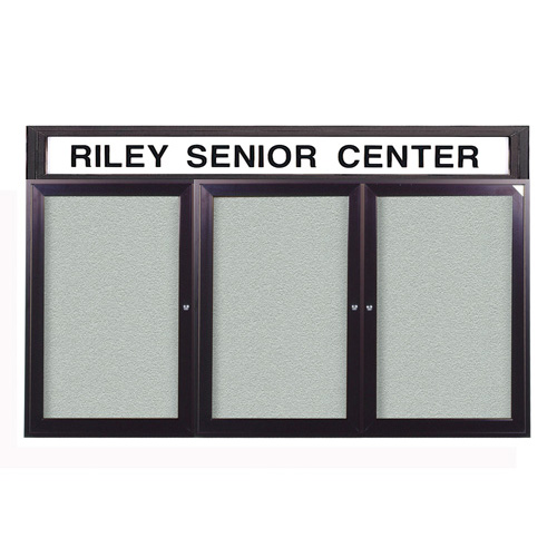 Enclosed Indoor/Outdoor Bulletin Boards