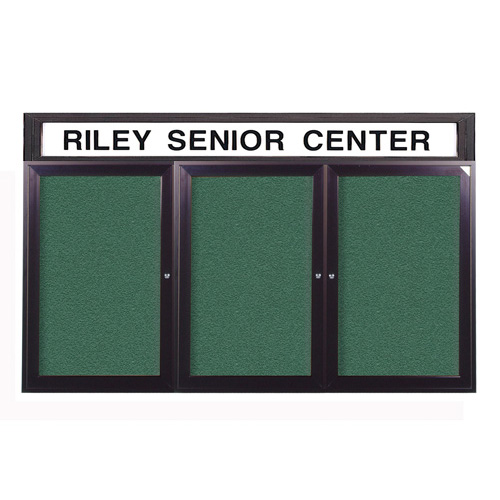 Enclosed Indoor/Outdoor Bulletin Boards