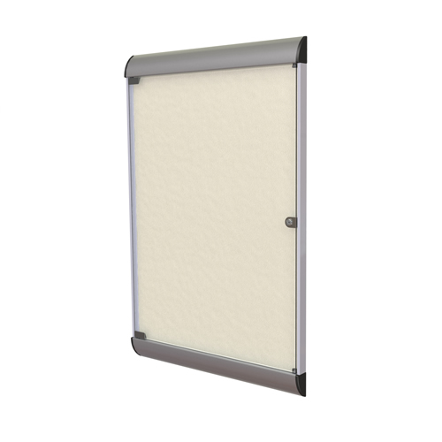 Silhouette Enclosed Tackboards PremaTek Vinyl Fabric