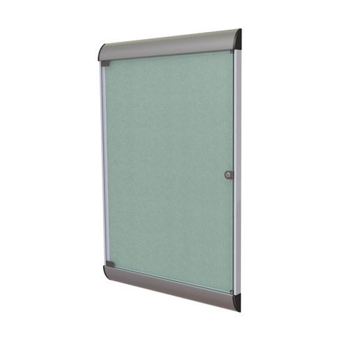 Silhouette Enclosed Tackboards PremaTek Vinyl Fabric