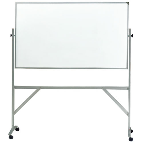 Free Standing Reversible Non-Magnetic Whiteboard with Casters