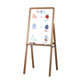 Adjustable Oak Frame Whiteboard Easel