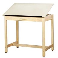 1-Piece Top - Center Drawer