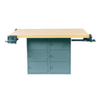 6 Horizontal Doors - Gray Finish