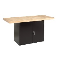 2 Door Workbench - Black Finish