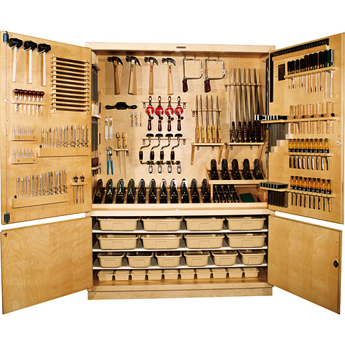 TC-22WT Machine Shop Tool Storage Cabinet, with Tools, 60 