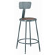 Metal Stools with Backrest