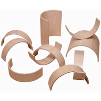 20-Piece Bentwood Block Set