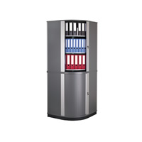 LockFile Corner Carousel Cabinet