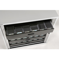 MultiMedia Tambour Top View - Light Gray