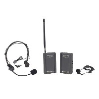 Wireless VHF Lapel and Headset Mic
