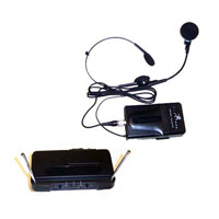 Wireless UHF Headset Mic Kit