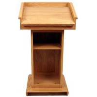 Non-Sound Lectern - Back View